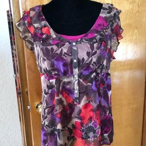 a.n.a. Chiffon Blouse With Camisole